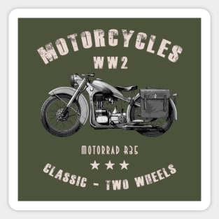 Motorrad R35 Retro Vintage Motorcycle WW2 Sticker